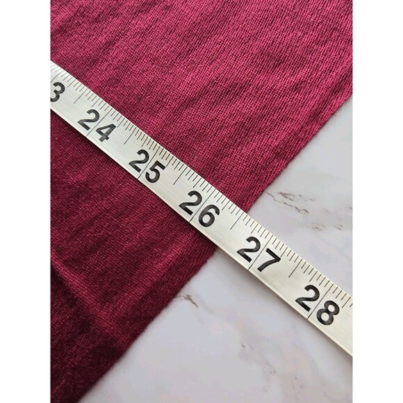 Betsey Johnson Cashmere Silk Scarf Wrap Shawl Burgundy/Wine NWT - Picture 4 of 4